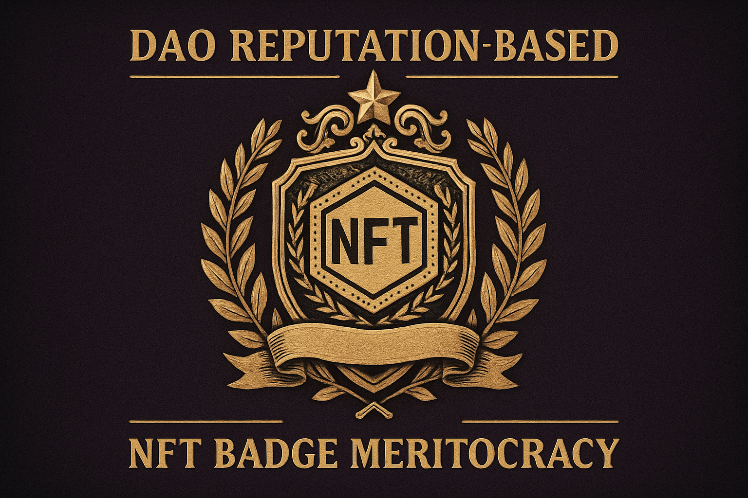 DAO reputation-based NFT badge meritocracy