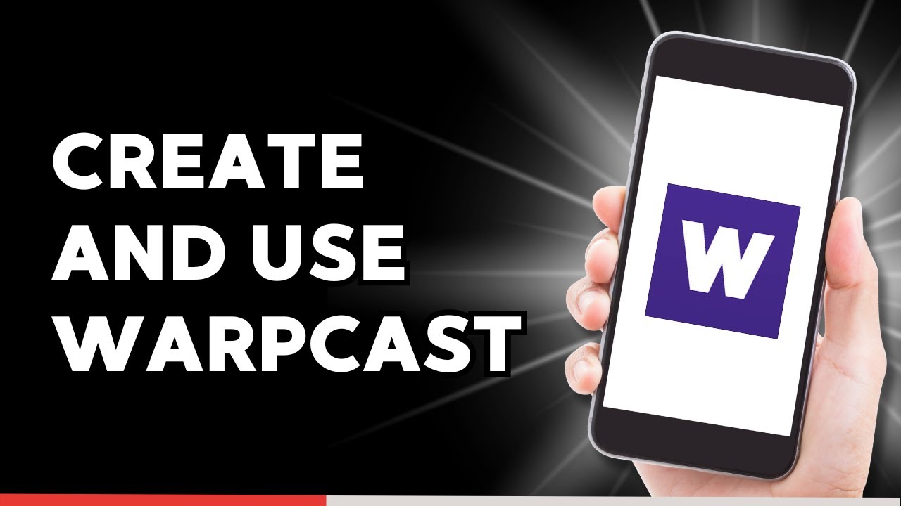 Warpcast app account creation screenshot