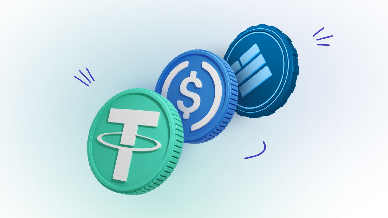 low transaction fees icon stablecoin