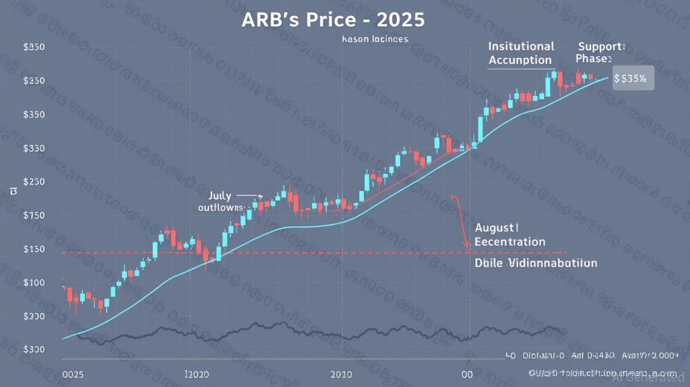 Arbitrum ARB price chart and analytics