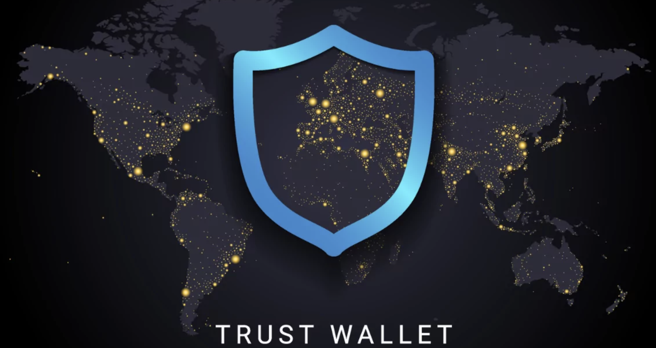 Trust Wallet new shield logo 2023 rebrand
