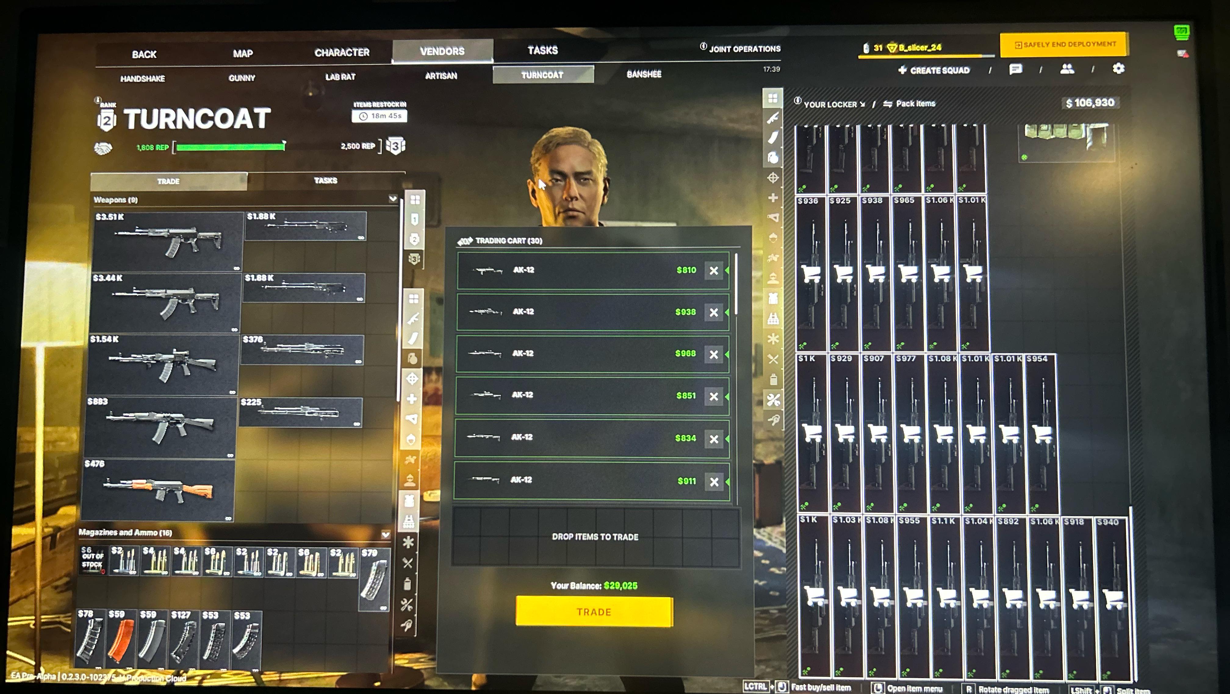 GiveRep profile reputation dashboard screenshot