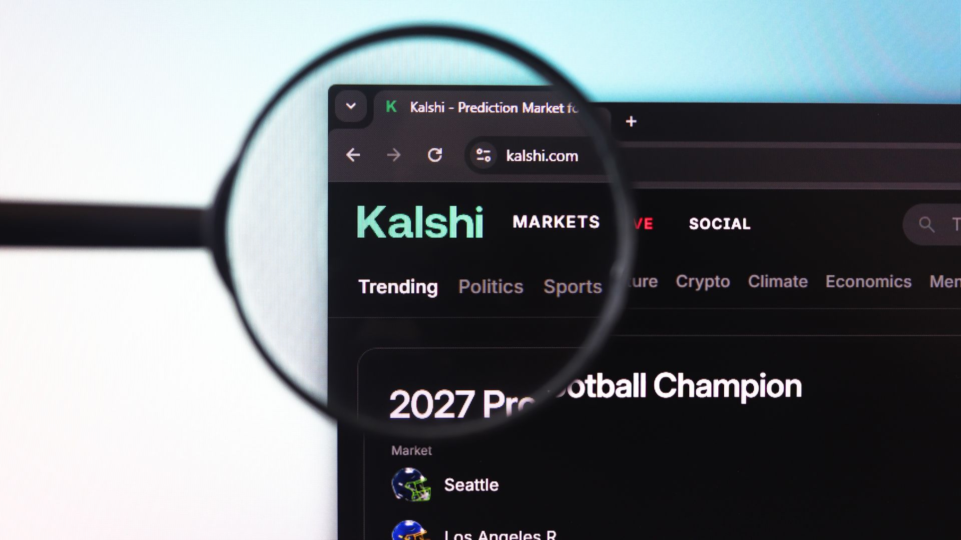 football championship prediction market Kalshi