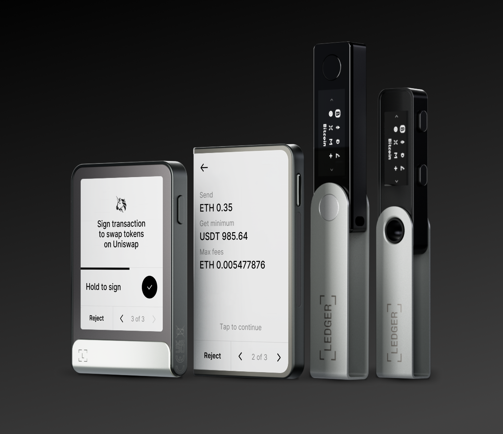 Ledger hardware wallet DeFi security