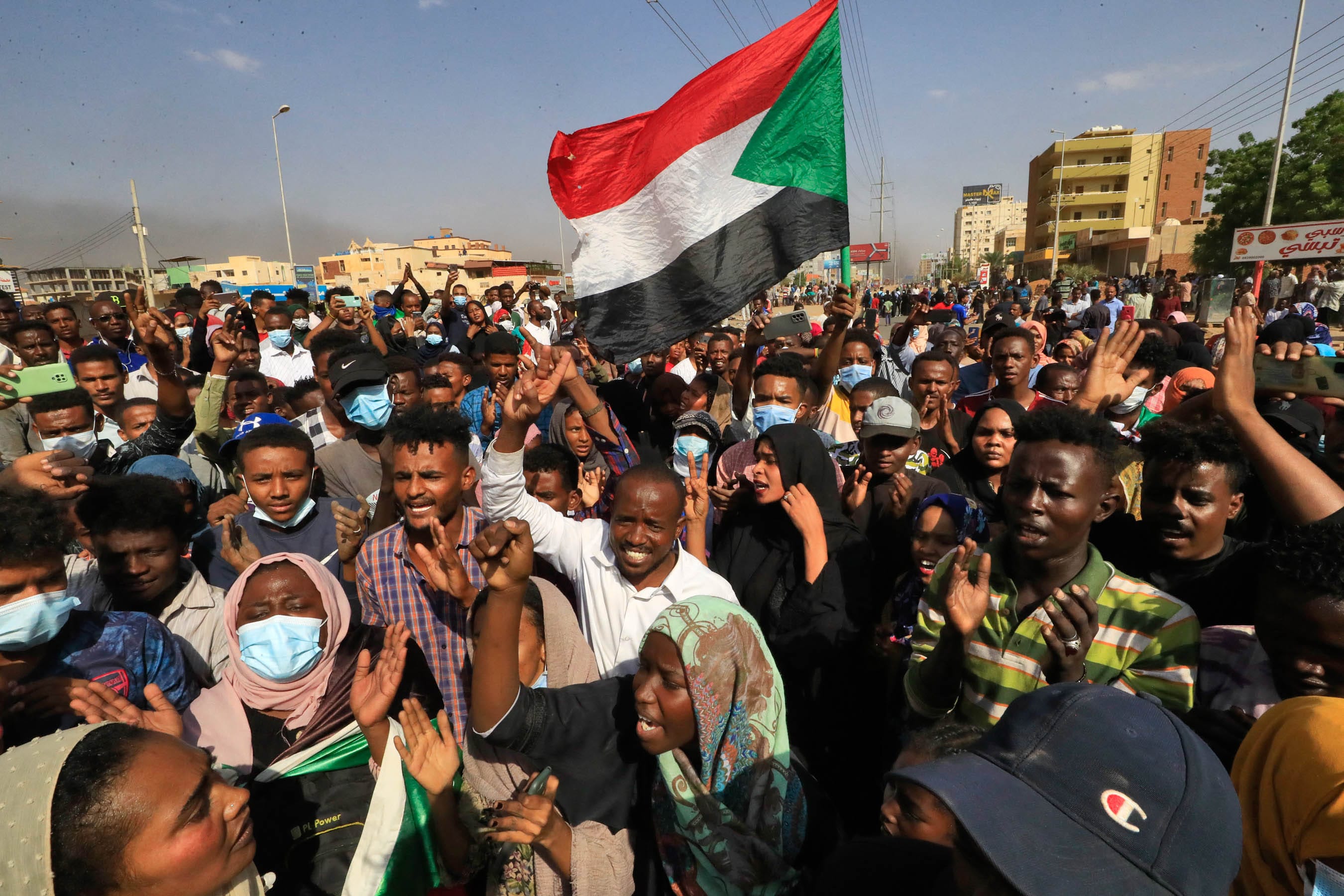 Sudan flag instability sanctions