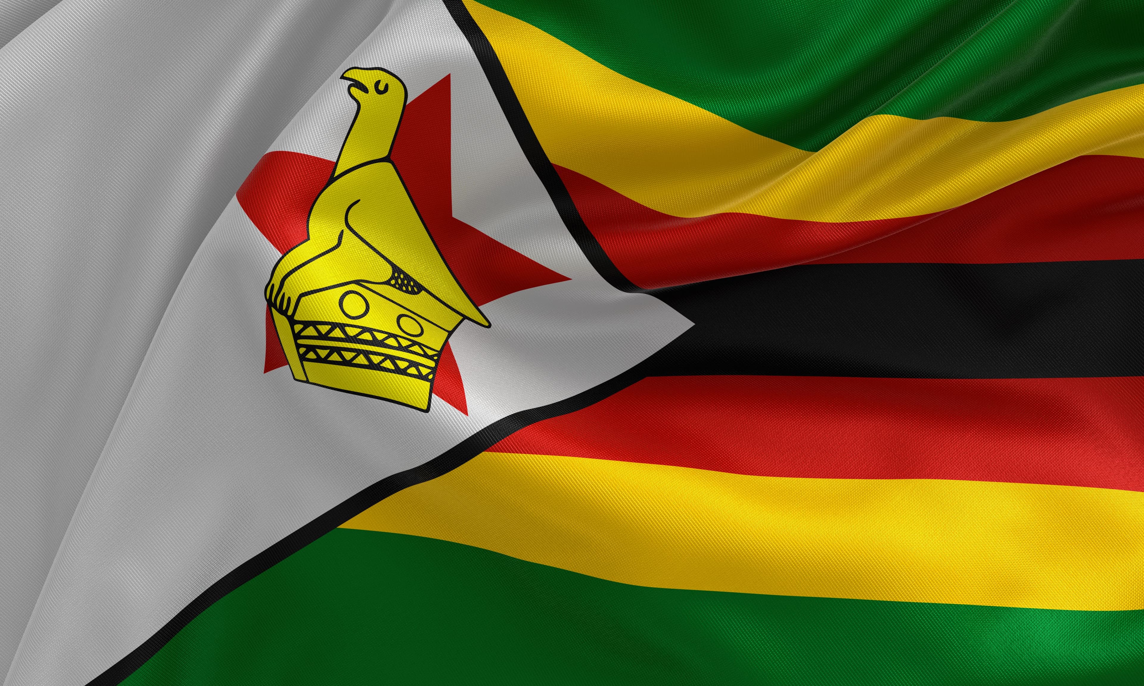 Zimbabwe flag hyperinflation crypto