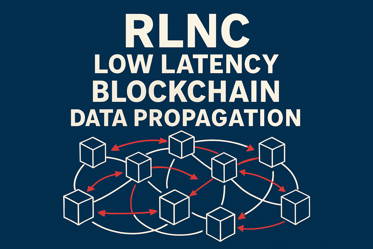 RLNC low latency blockchain data propagation