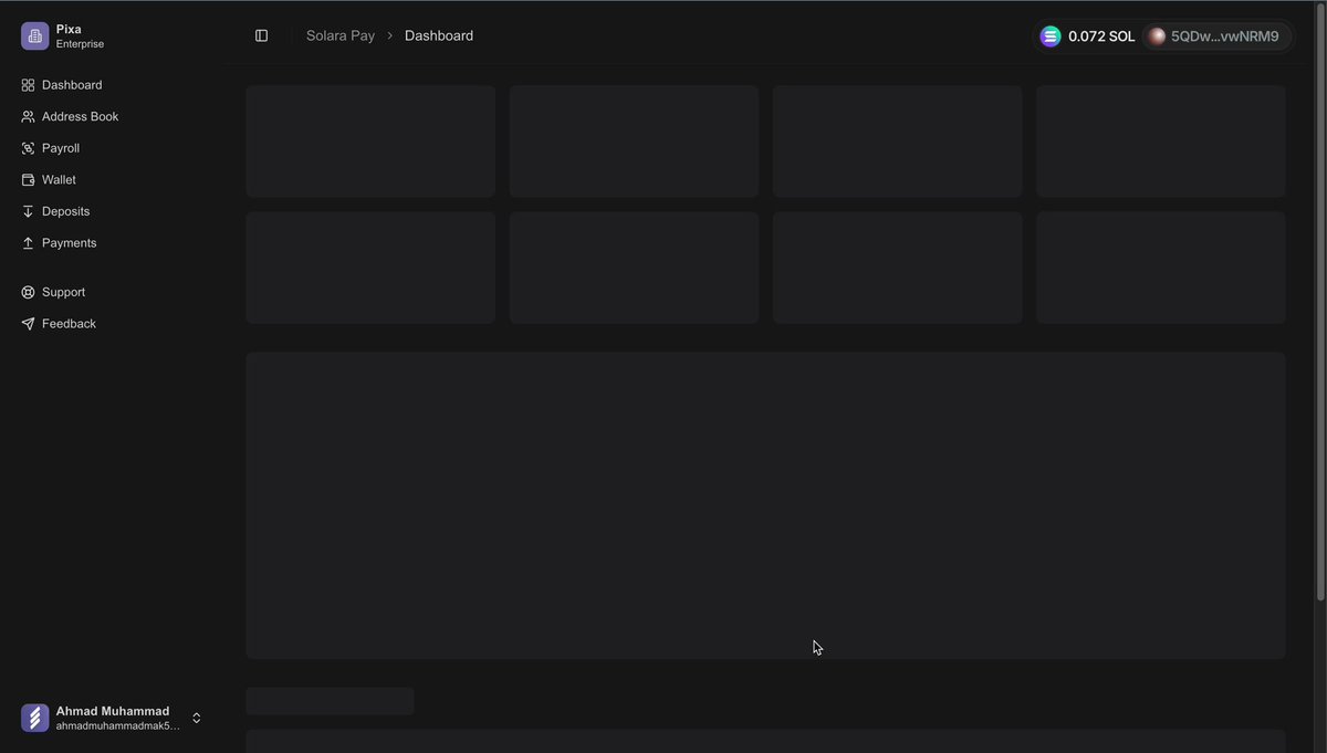 Remote USDC payroll platform dashboard screenshot