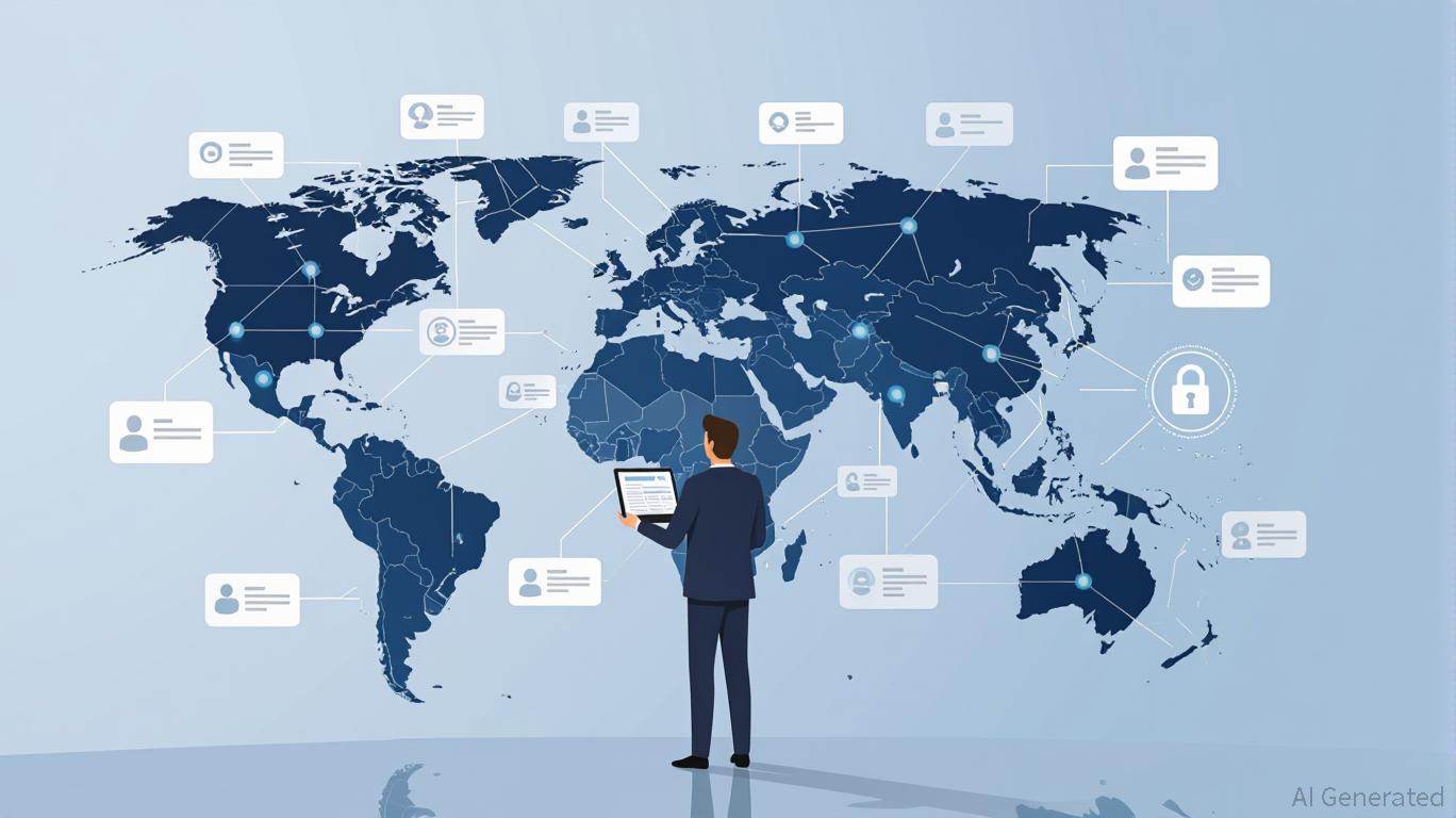 USDC global payment map