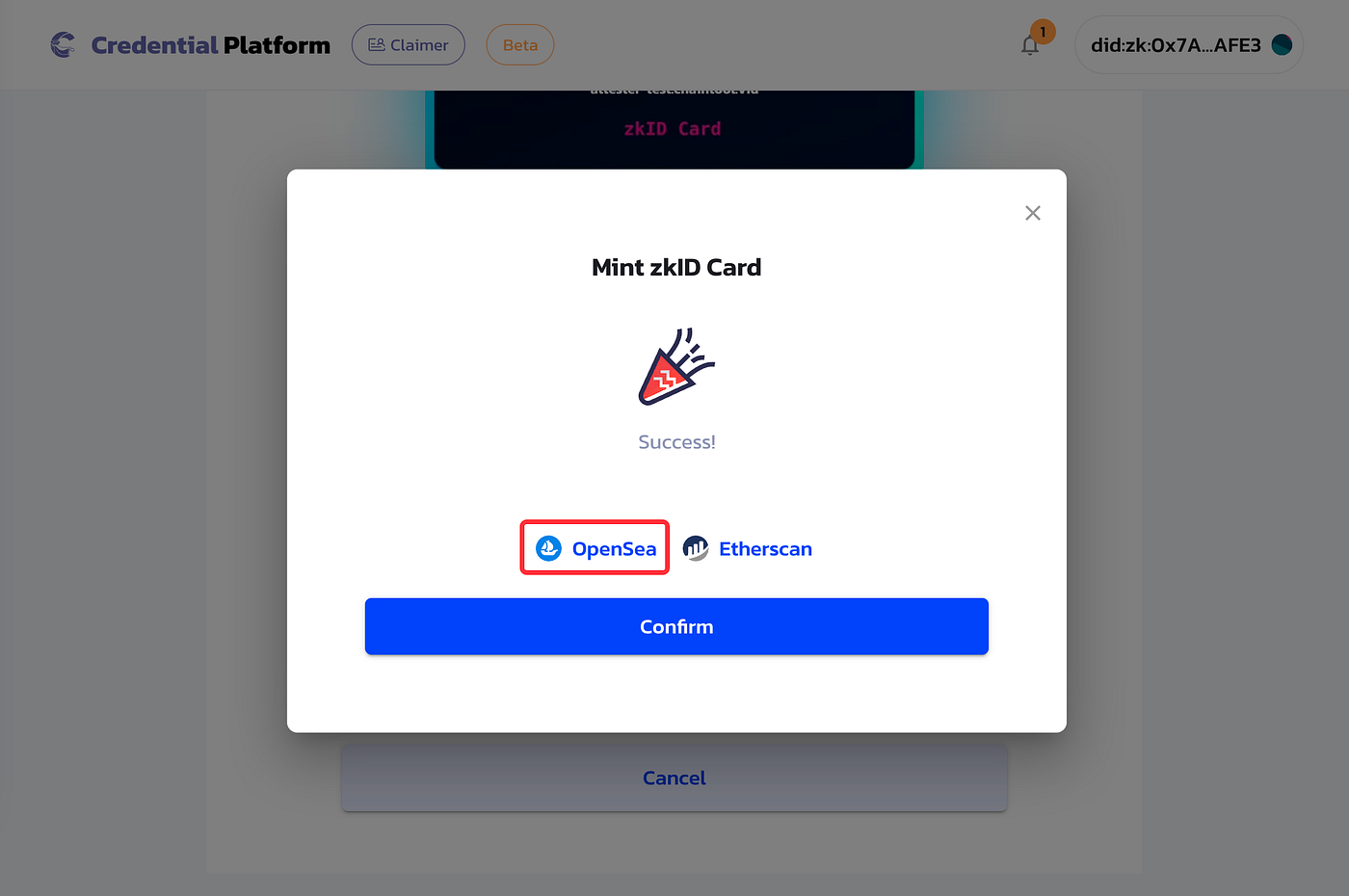 ZKId zero-knowledge identity wallet logo