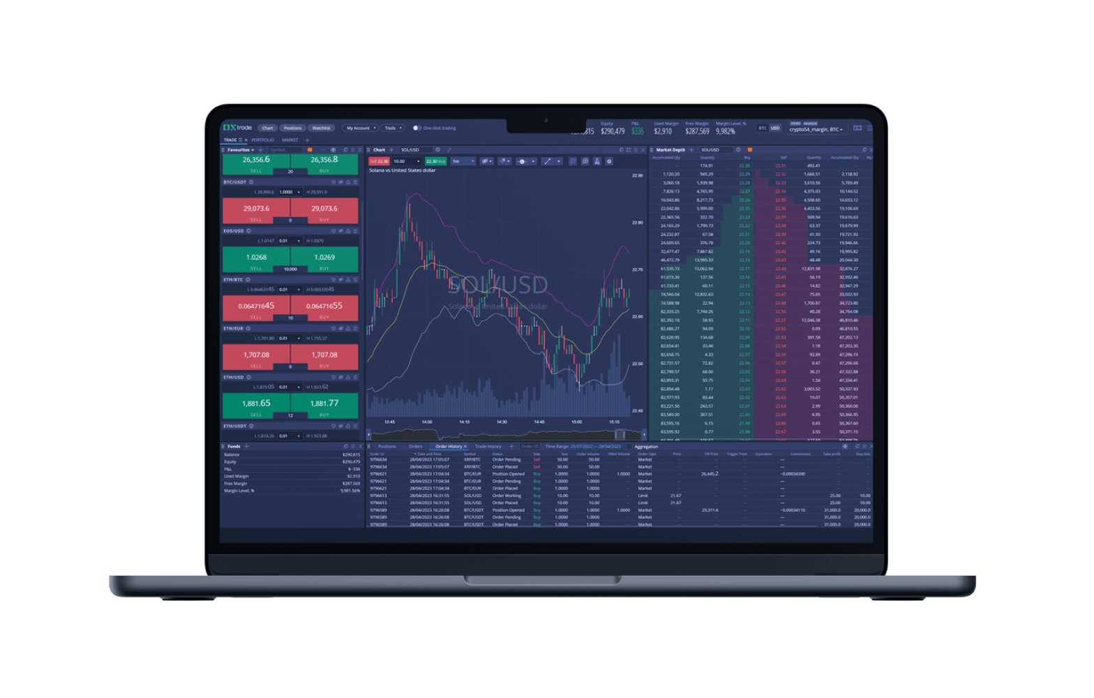 regulated crypto mixer platform interface screenshot
