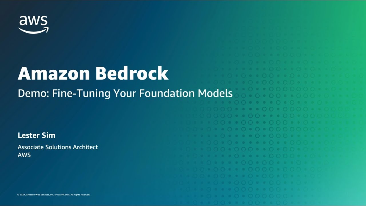Amazon Bedrock LLM fine-tuning logo