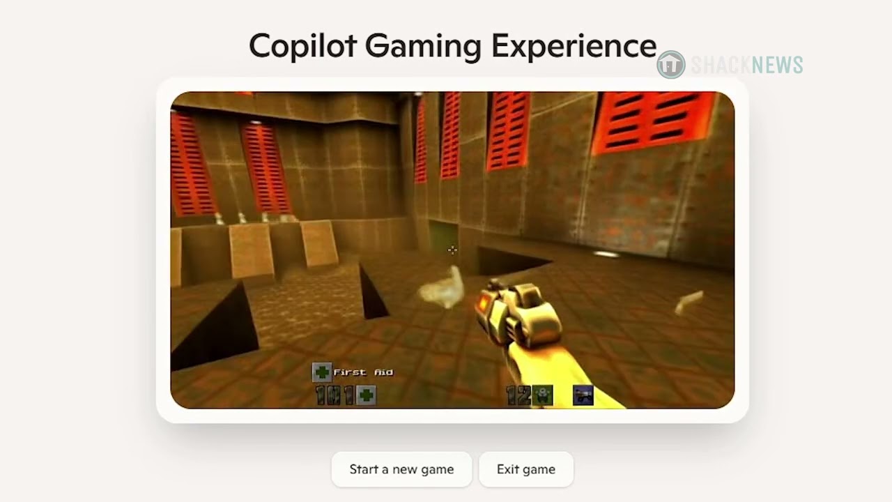 Microsoft WHAMM AI Quake II demo