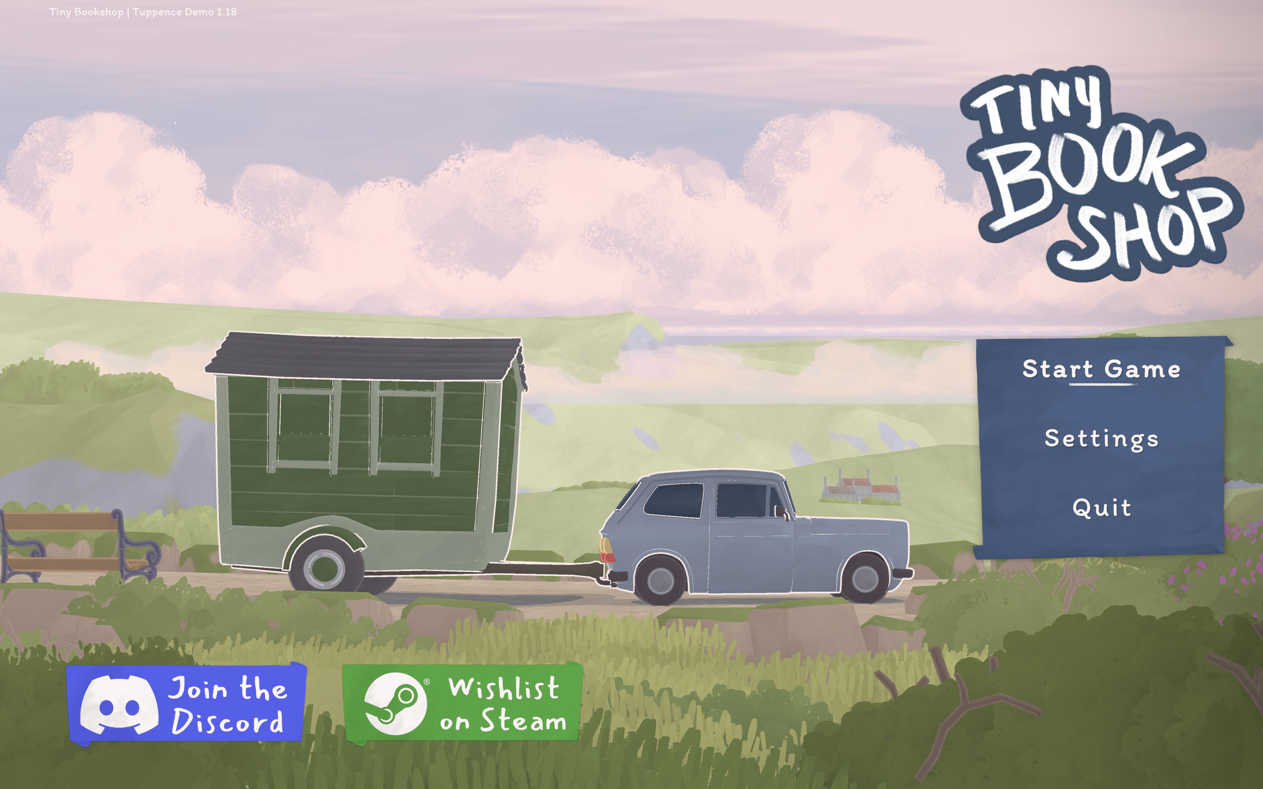 Tiny Bookshop indie game screenshot