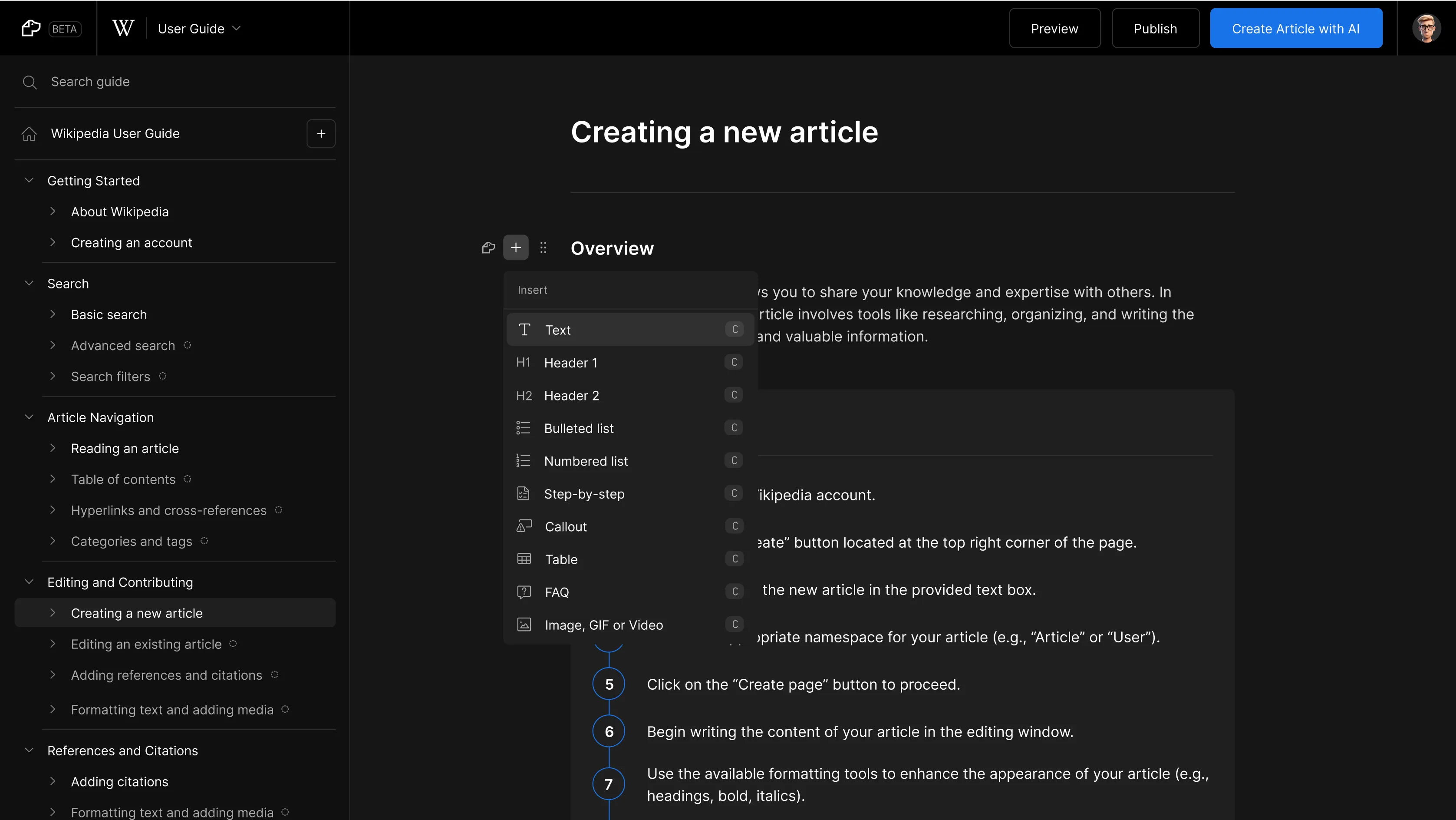 Docs.ai platform screenshot