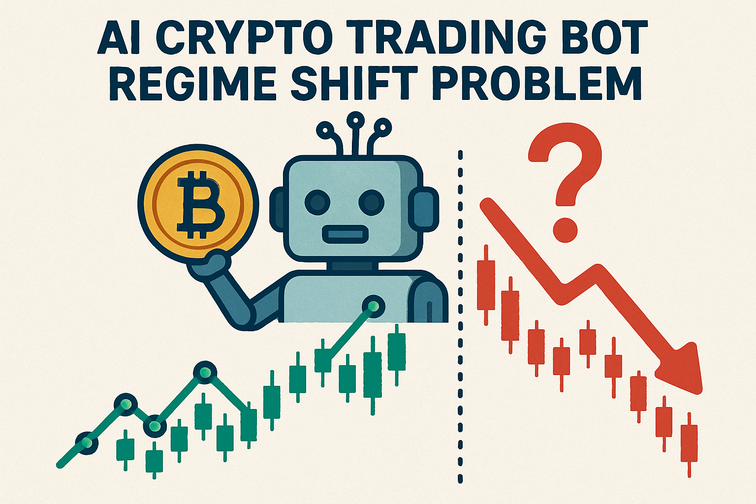 AI crypto trading bot regime shift problem