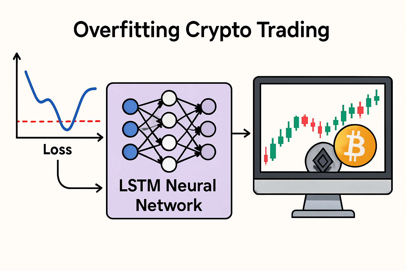 LSTM neural network overfitting crypto trading