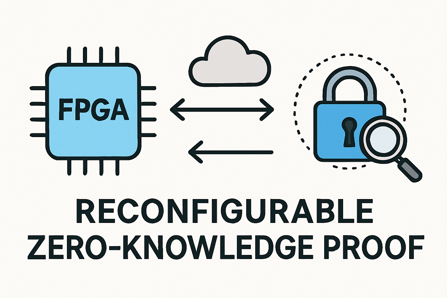 FPGA reconfigurable zero-knowledge proof