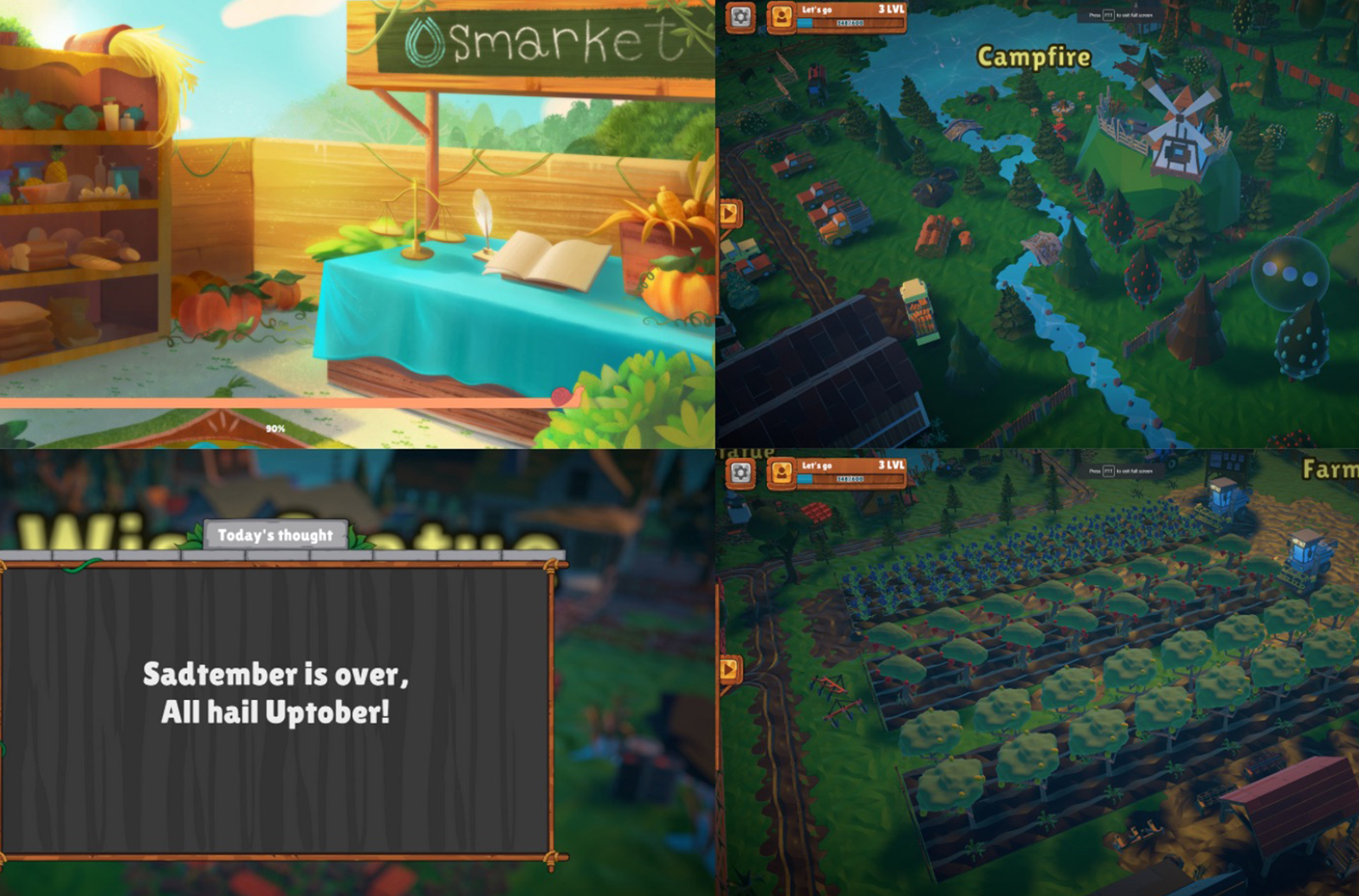 DeFi Land Solana farming game screenshot