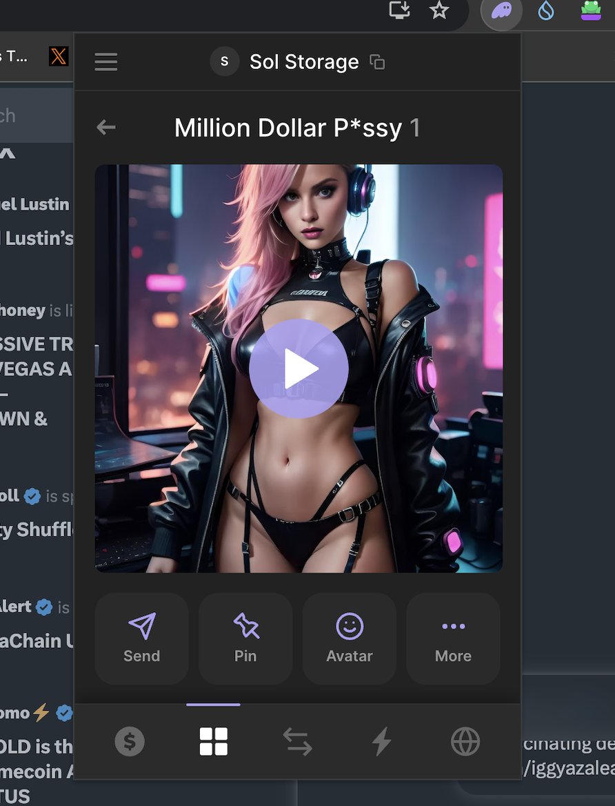 Solana NFT in Phantom wallet