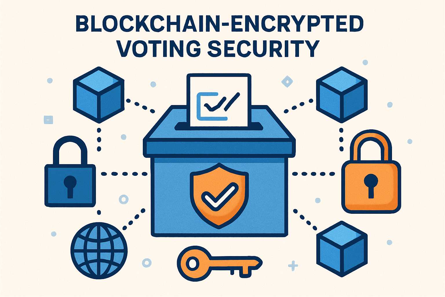 blockchain encrypted voting security