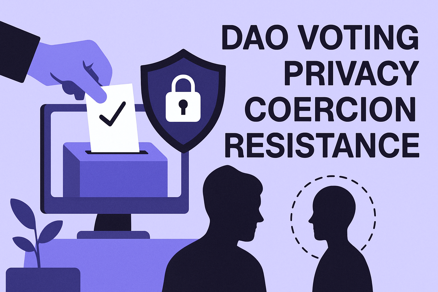 DAO voting privacy coercion resistance