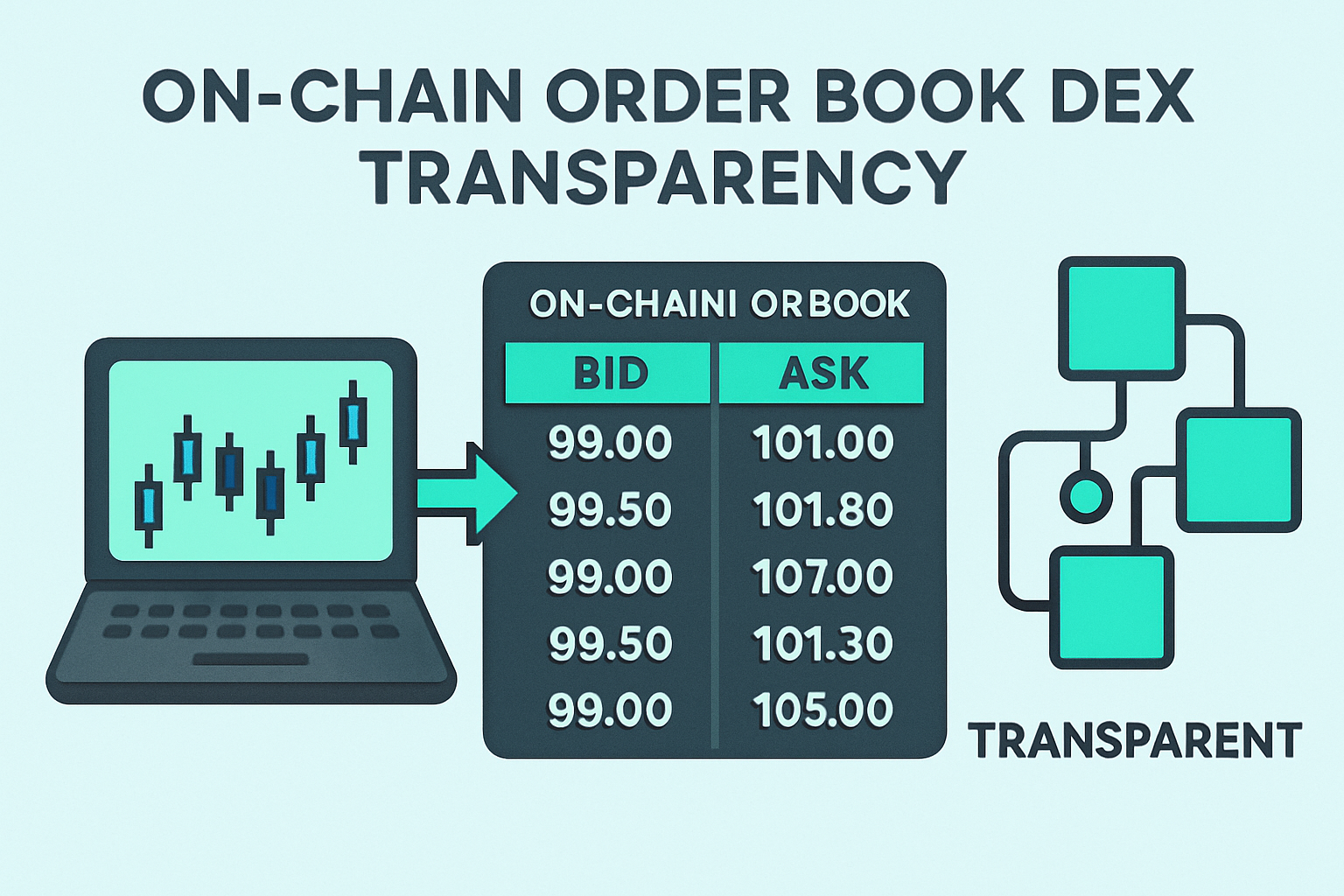 on-chain order book DEX transparency
