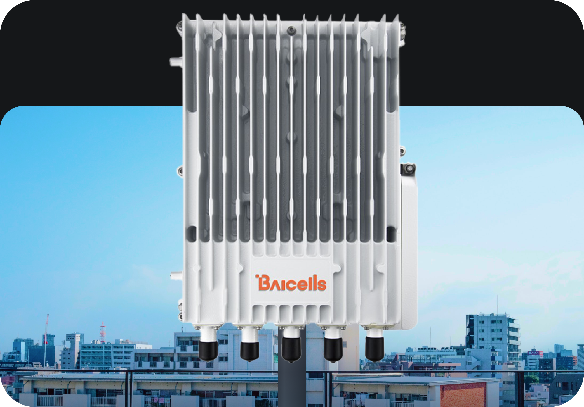 Helium 5G small cell deployment in city