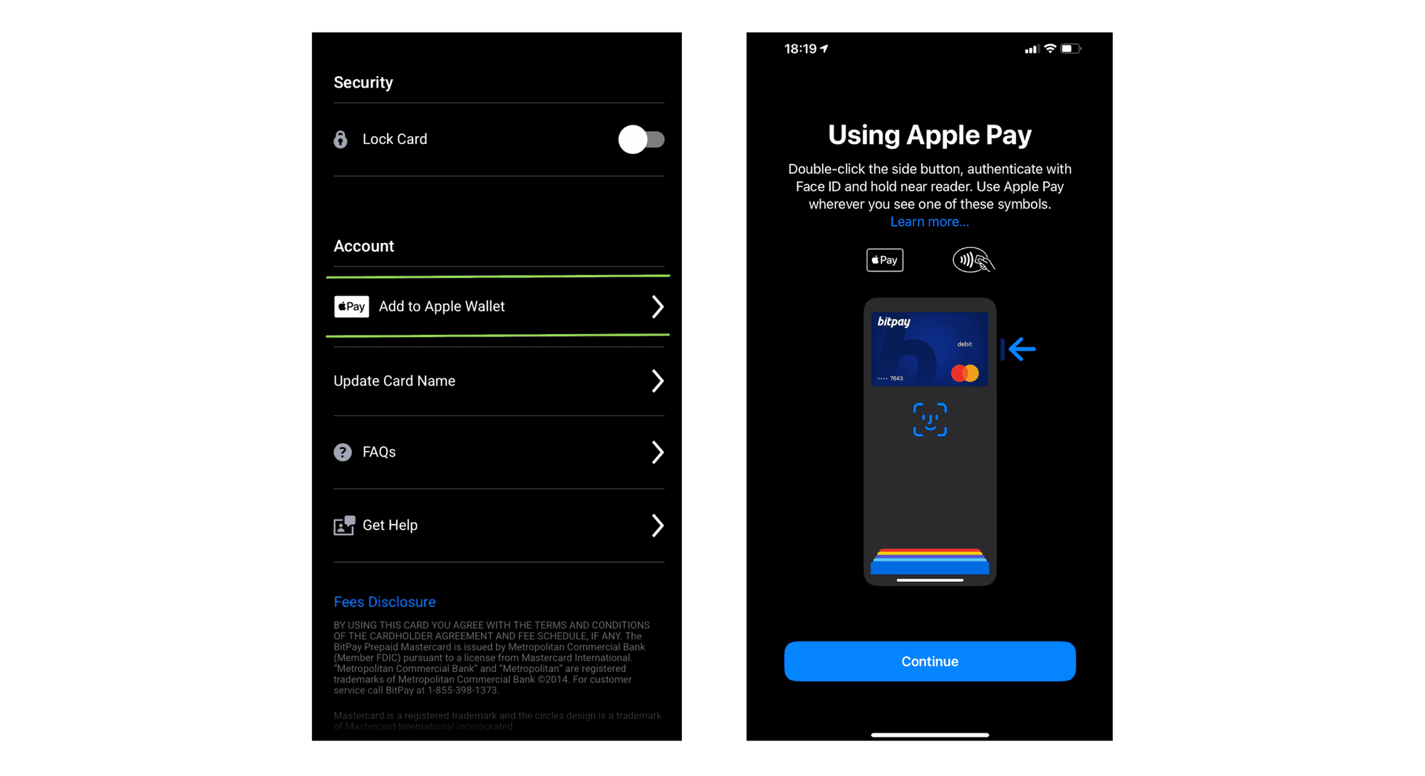 Bitpay prepaid Mastercard no-KYC 2025