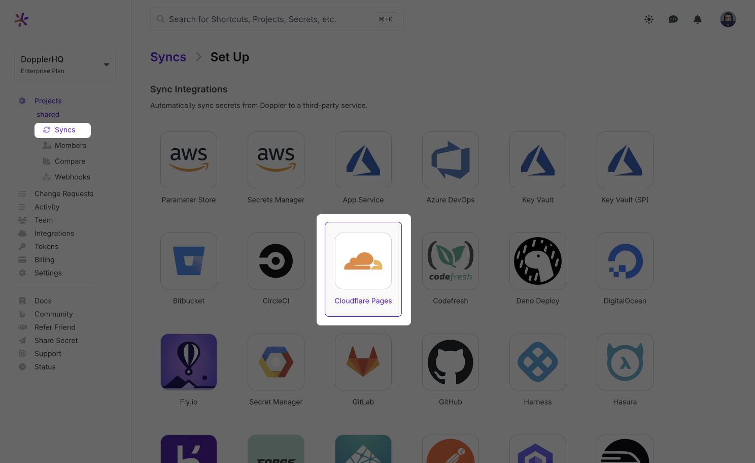 Cloudflare Pages project overview