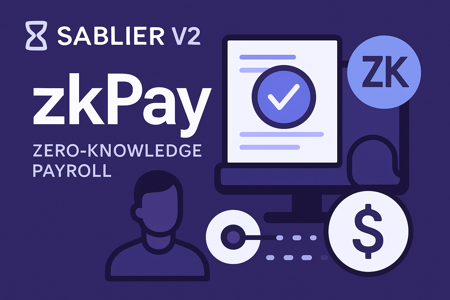 Sablier V2 zkPay zero-knowledge payroll
