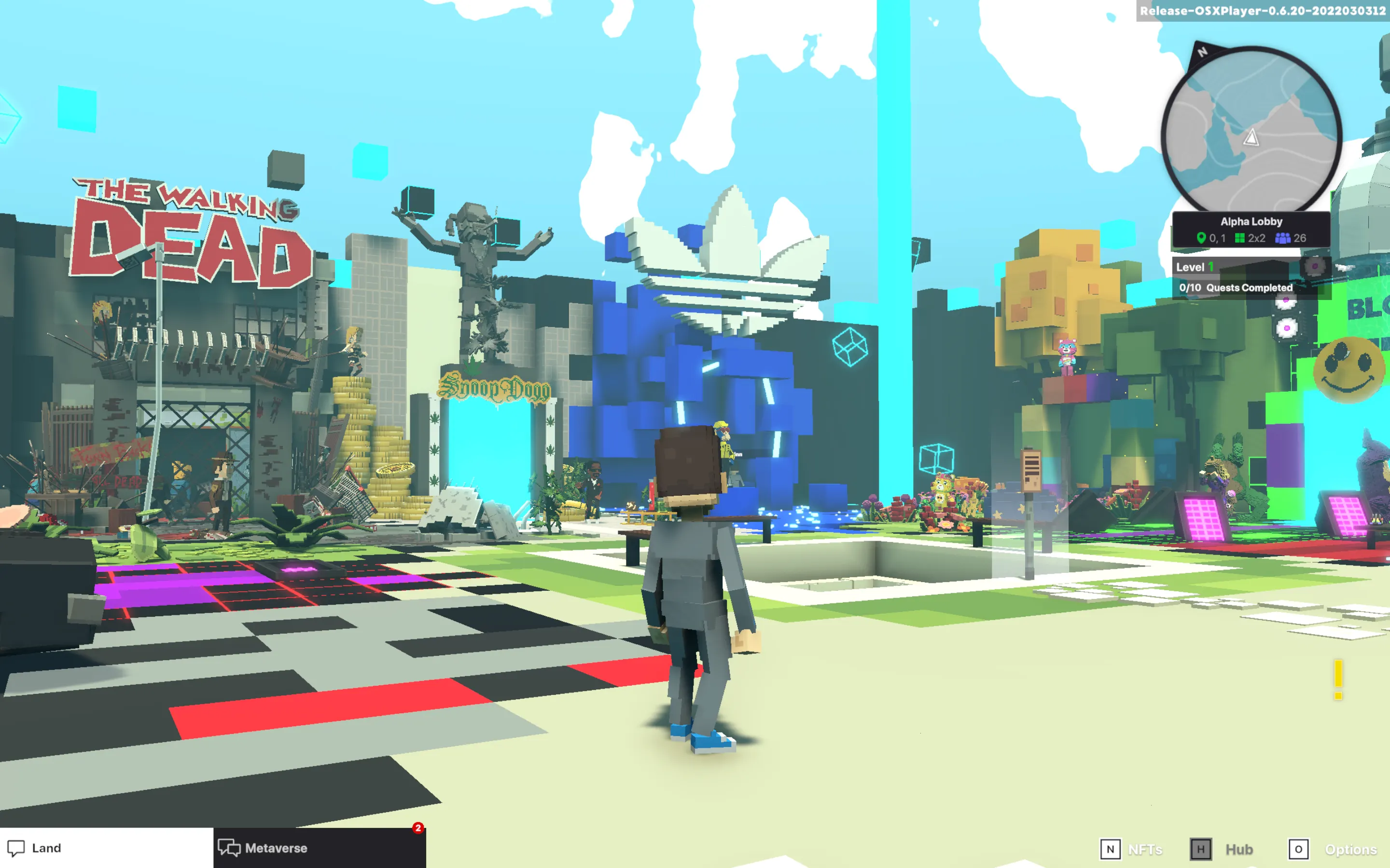 The Sandbox metaverse NFT land