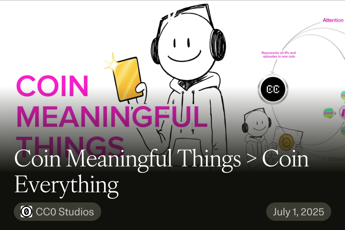 Zora platform creator coin flywheel Tiny Soul