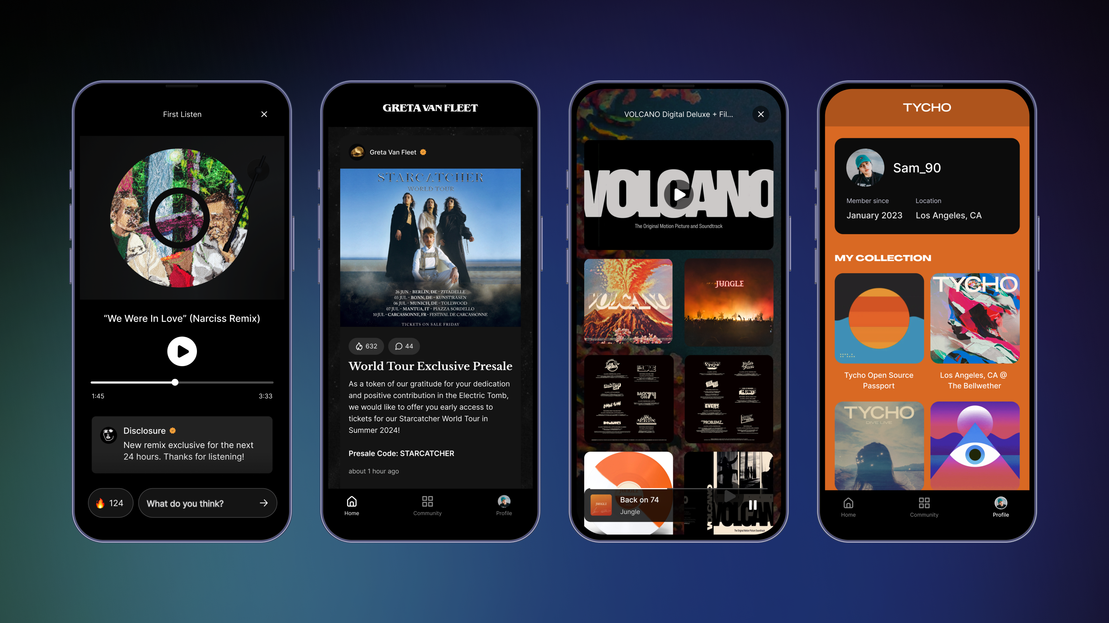 artist direct music distribution blockchain