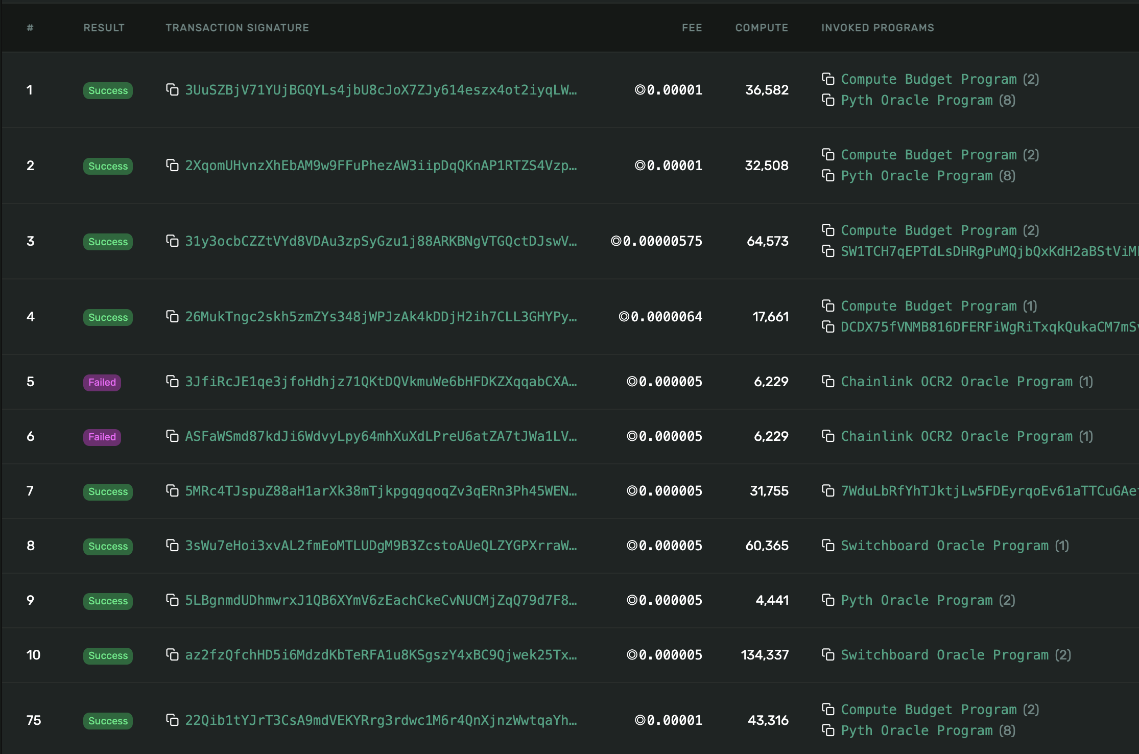 Solana paginated queries user experience