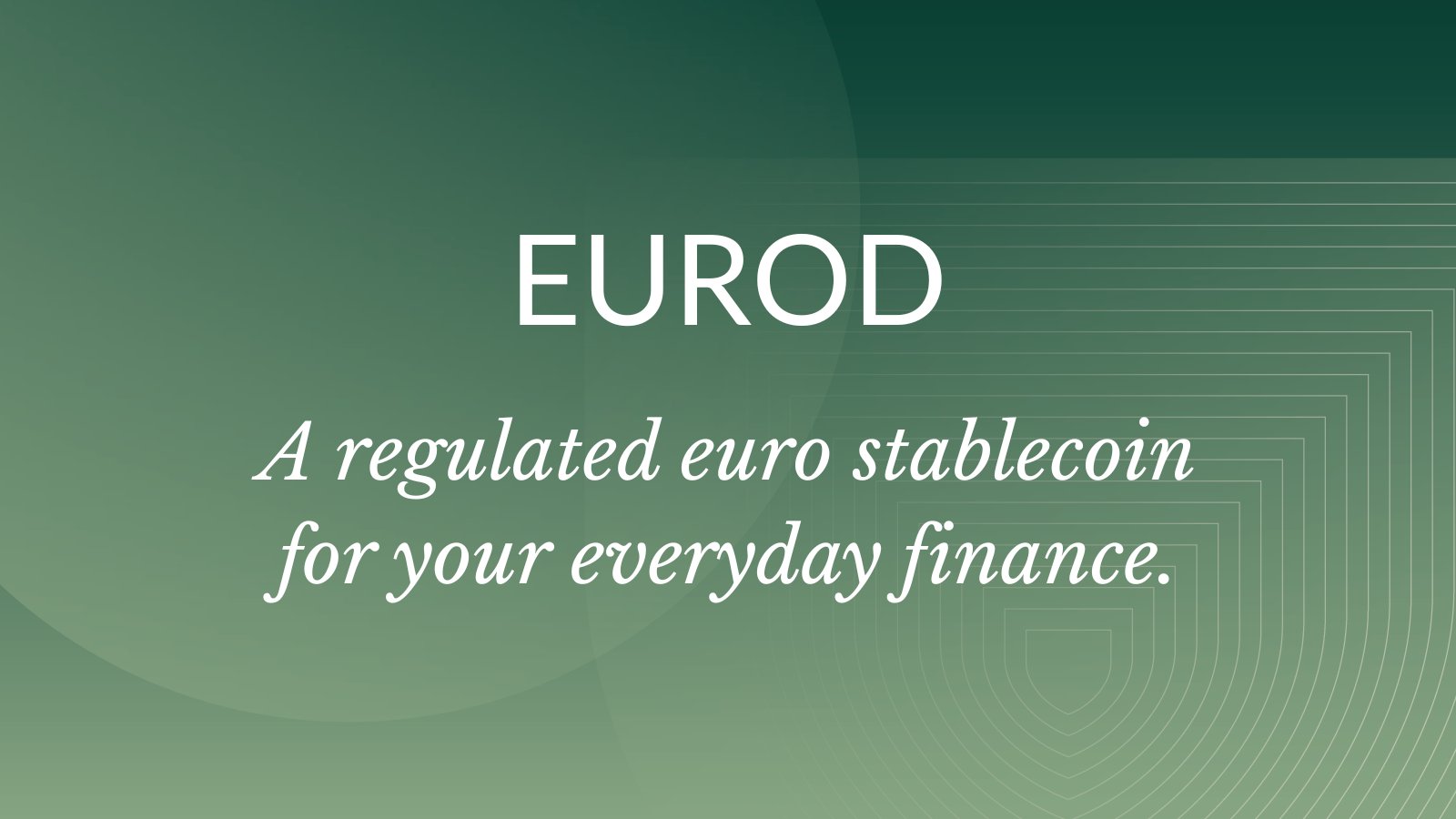 EUROD euro-backed stablecoin euro symbol