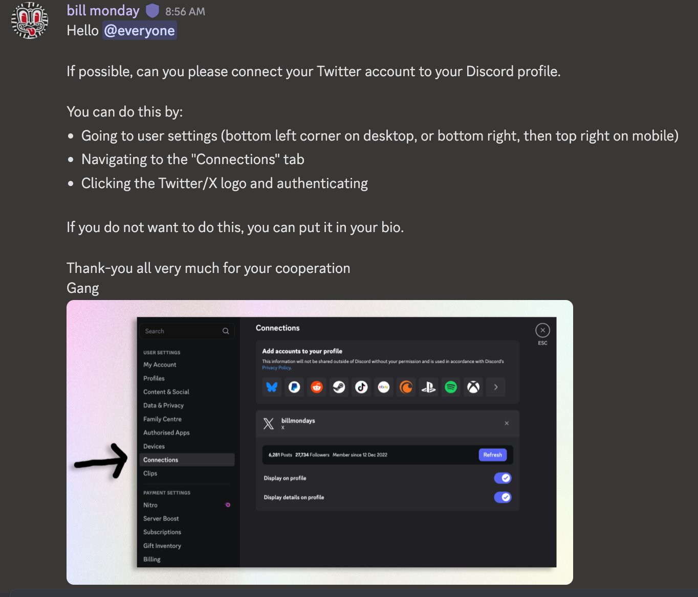 Base official Twitter and Discord channels