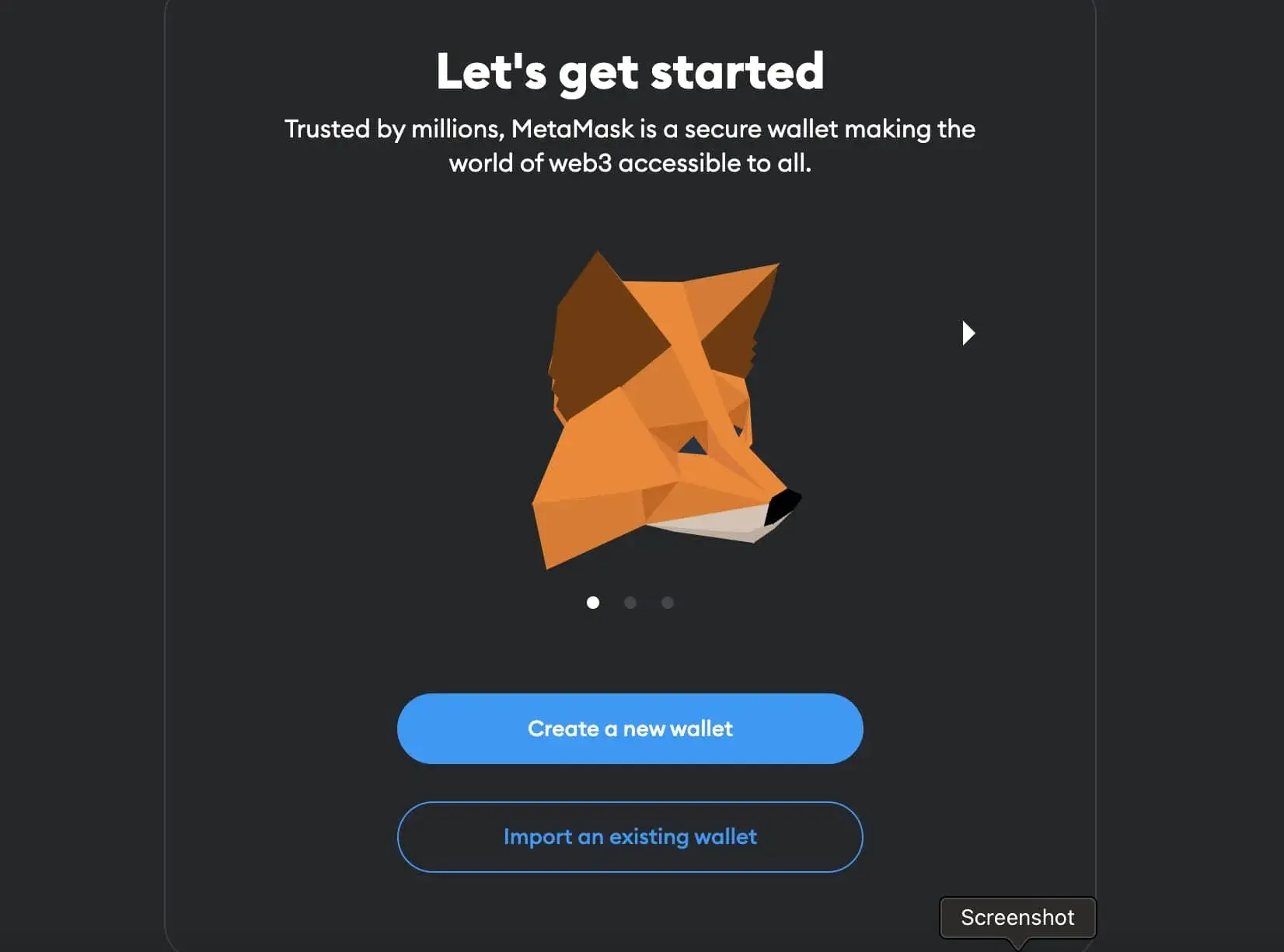 Official MetaMask app Apple App Store screenshot