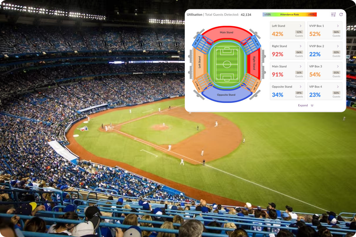 Fans scanning digital wristbands at stadium entrance for blockchain attendance verification and rewards