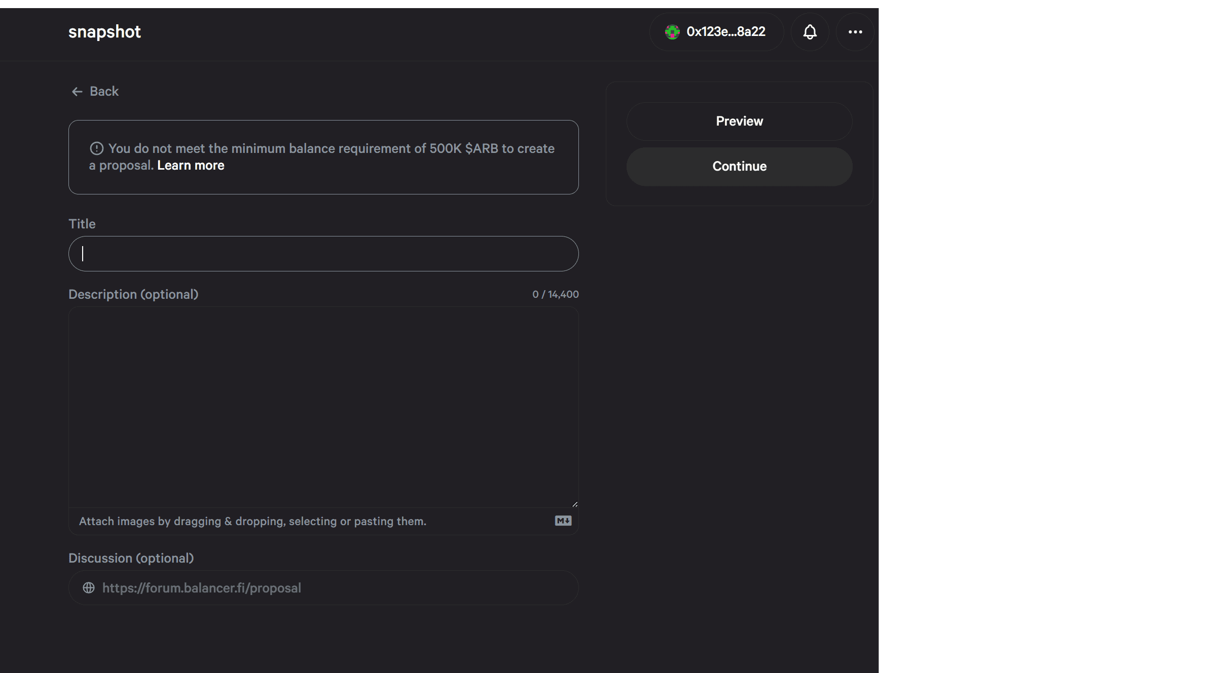 voting on DeFi governance proposals Snapshot Tally