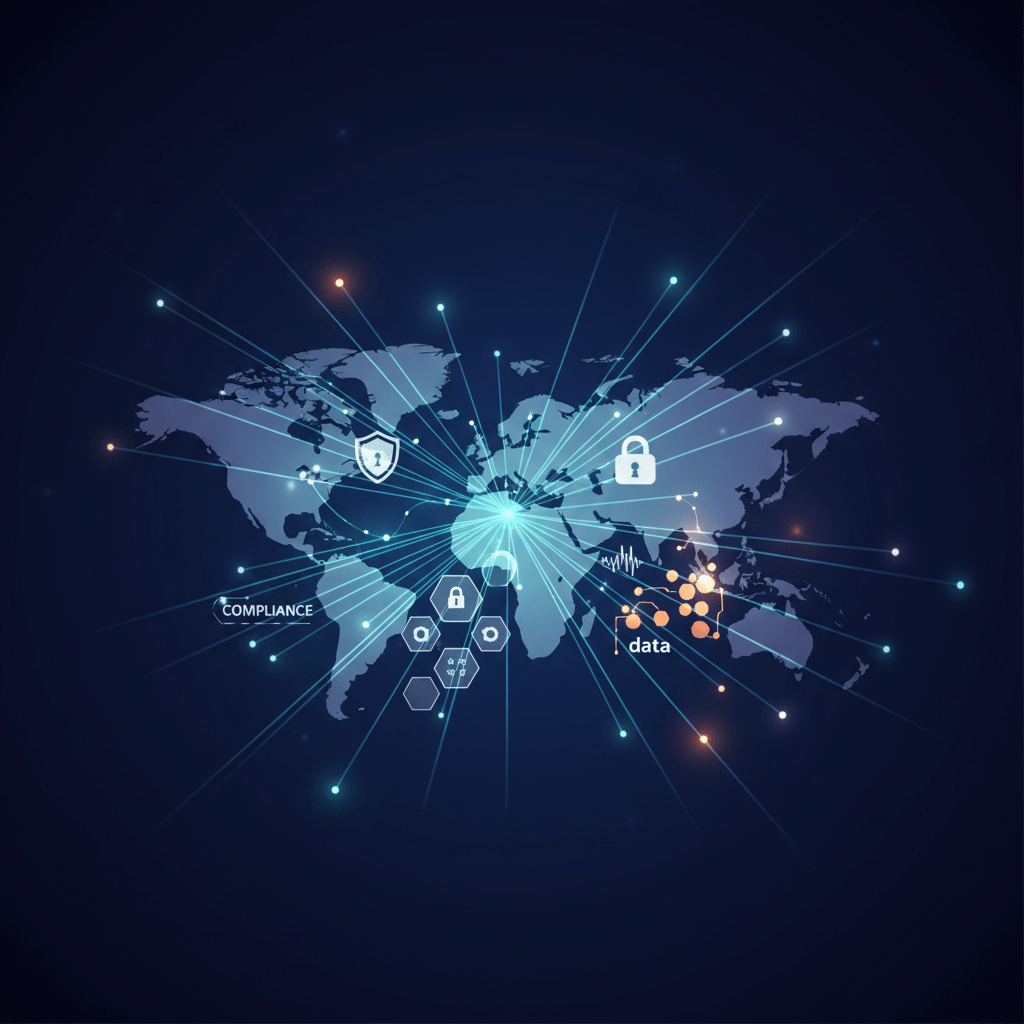 global compliance map icon