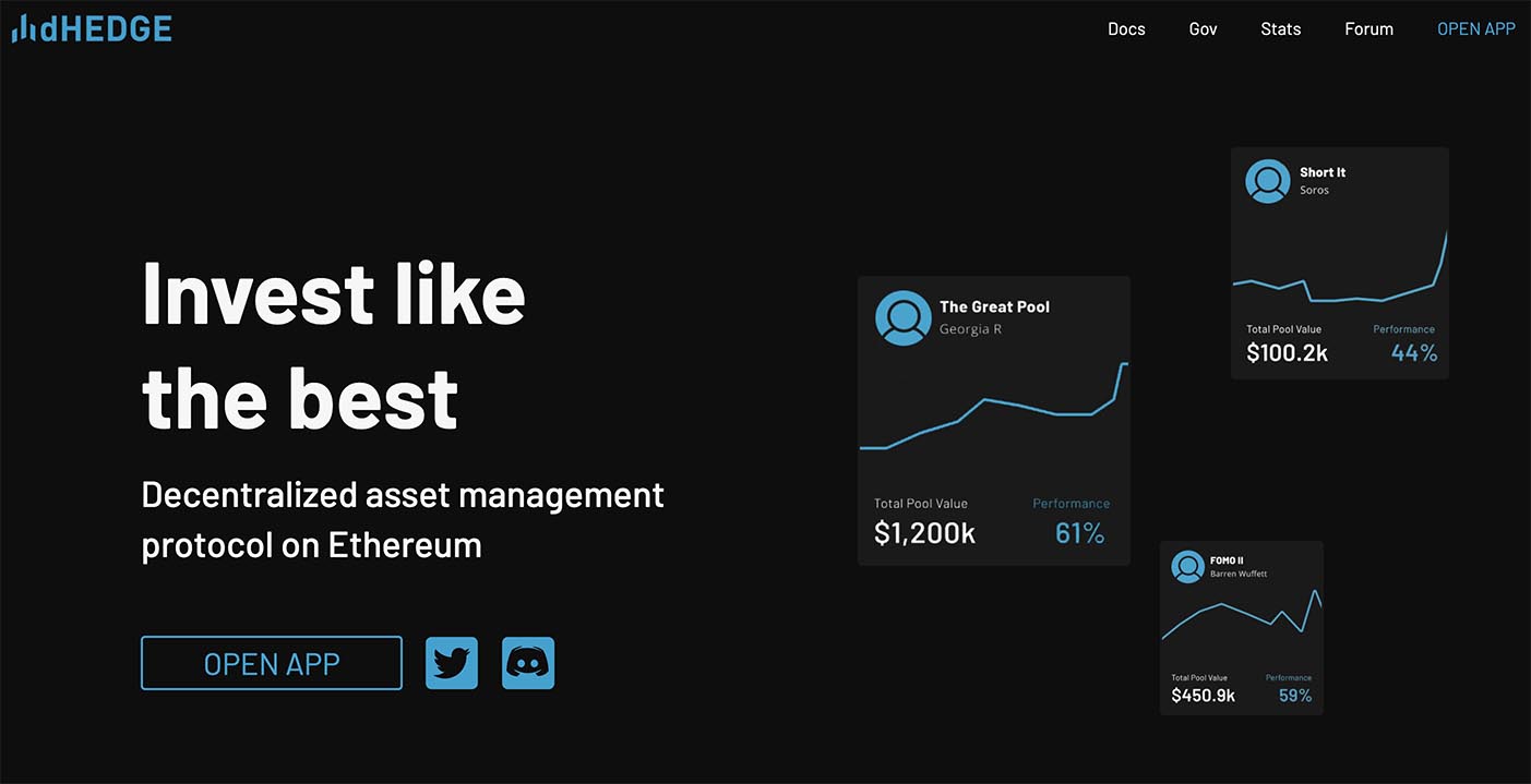 dHEDGE DAO risk monitoring governance