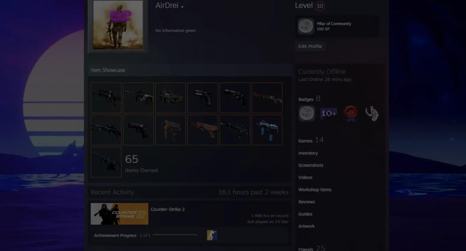 ewjerkz CS2 K/D ratio chart