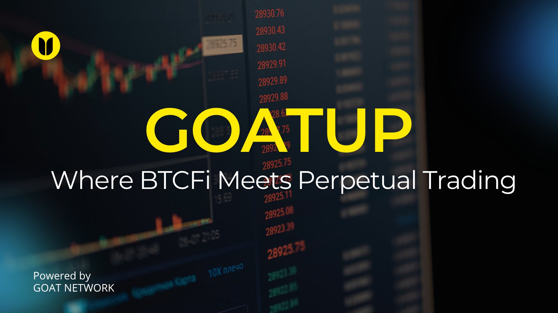 GOAT Network native BTC yield staking interface