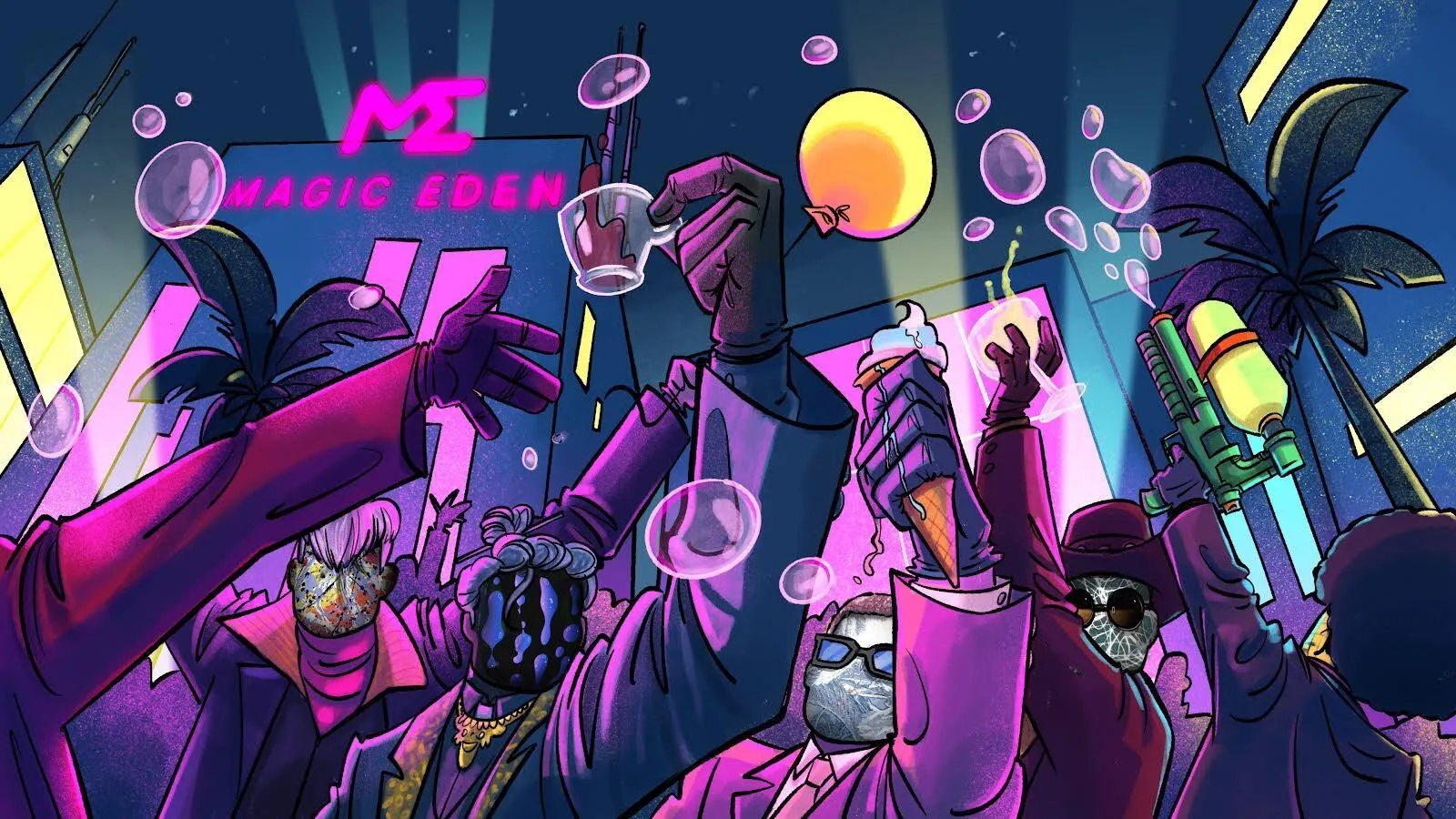 Magic Eden Tensor Solana NFT marketplace