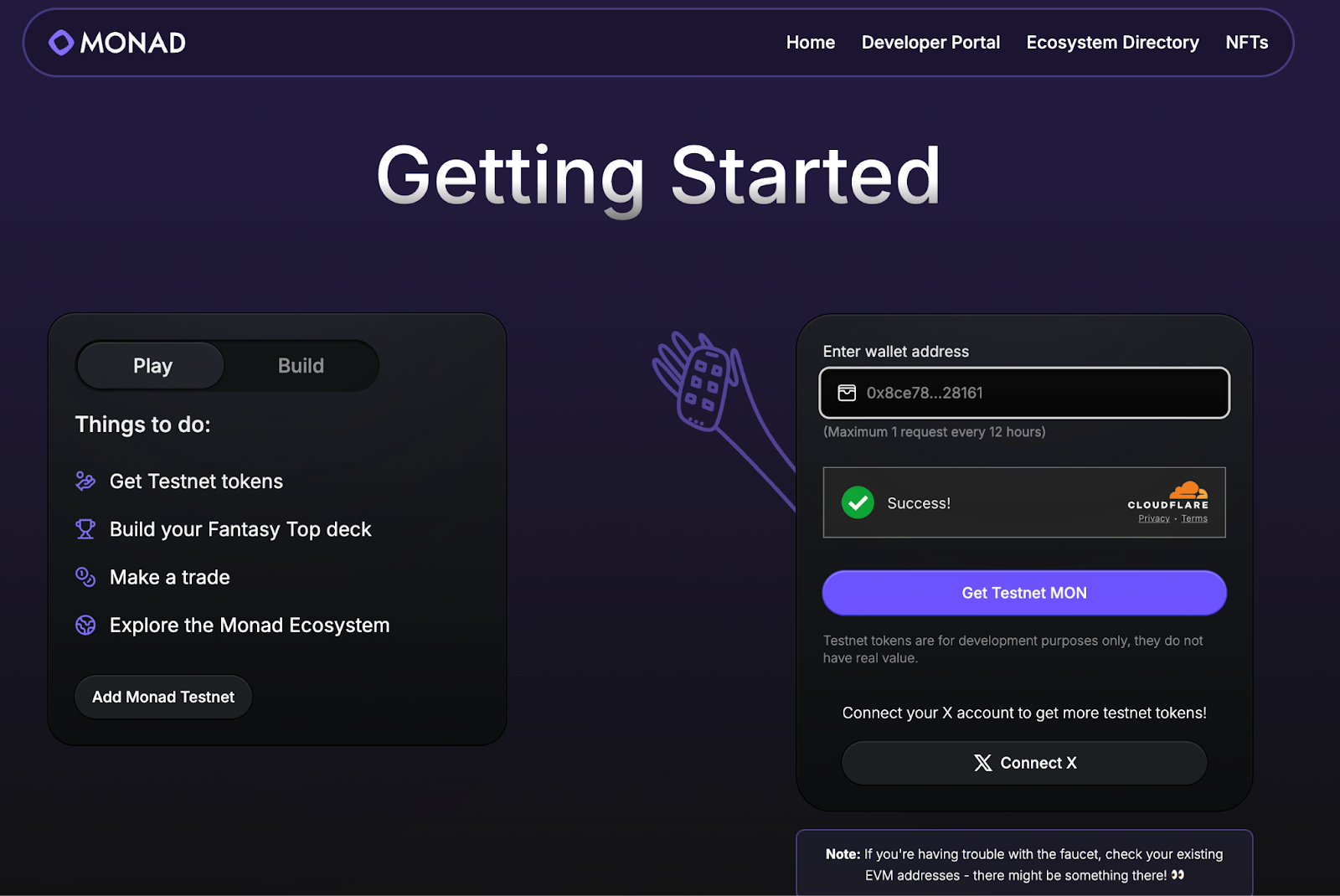 Monad developer ecosystem NFT tools