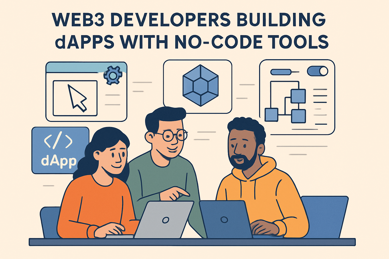 Web3 developers building dApps with no-code tools