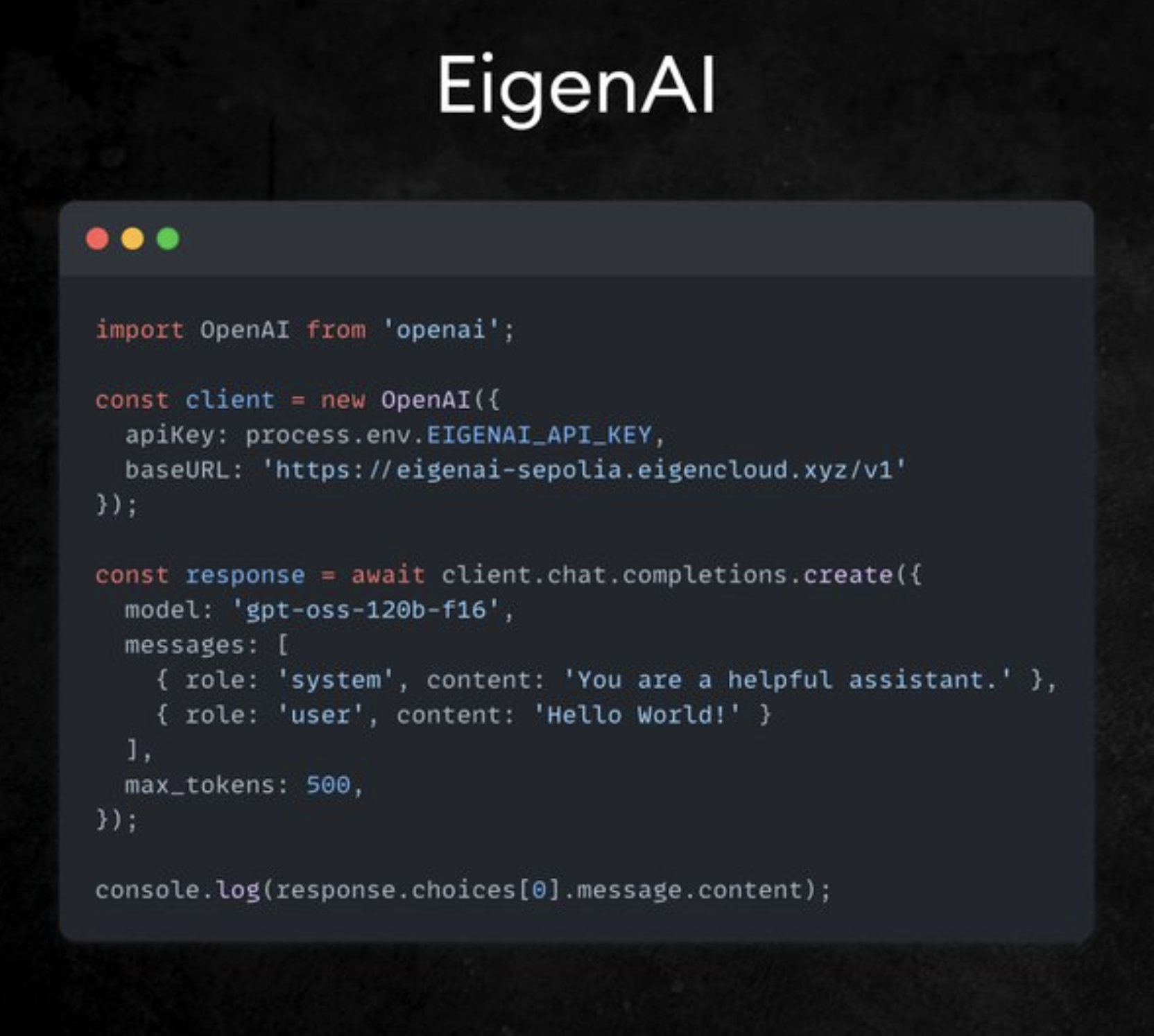 EigenAI cryptographic proofs