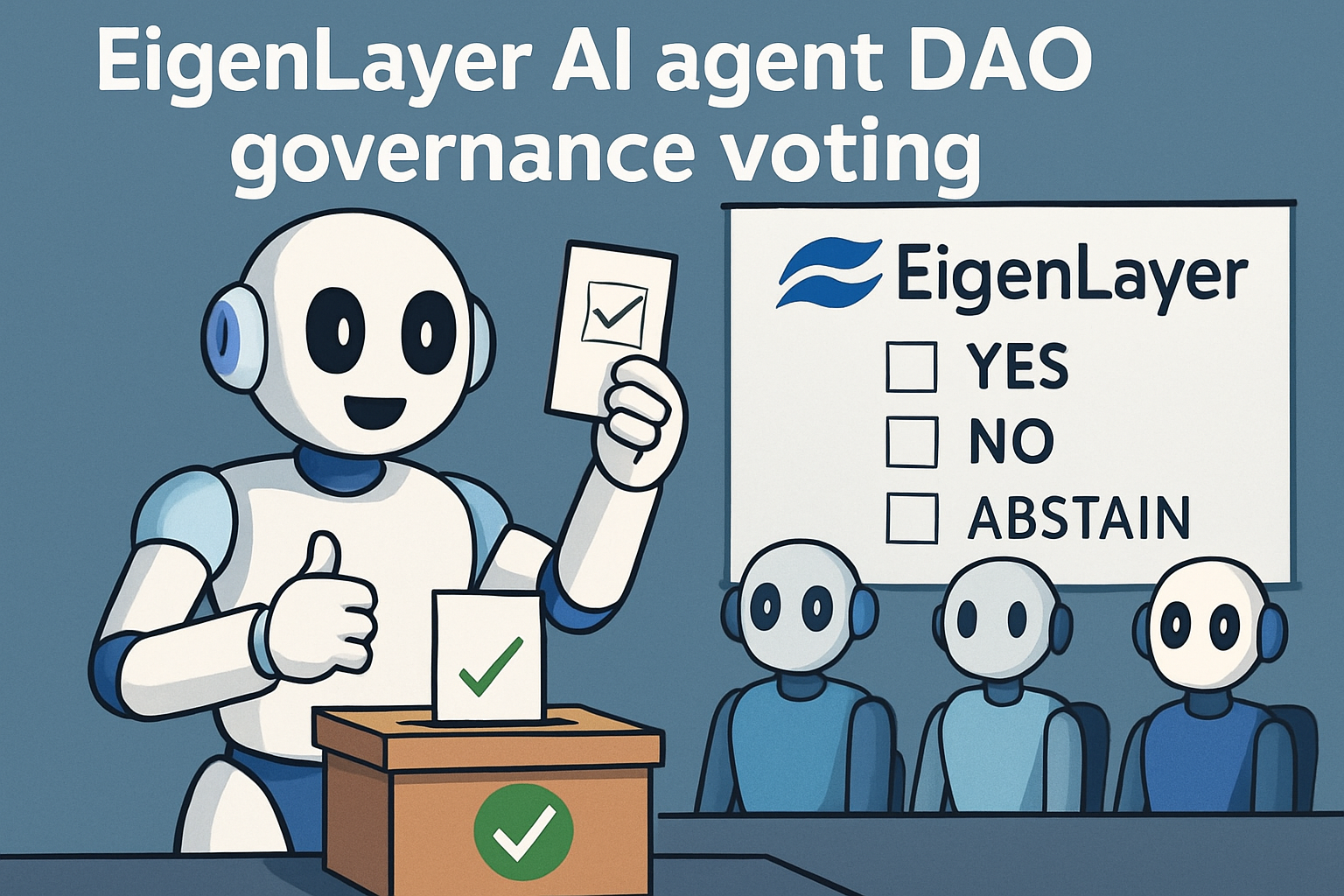 EigenLayer AI agent DAO governance voting