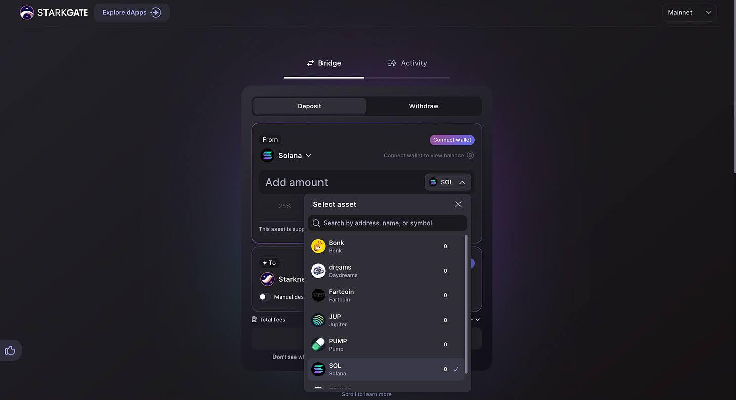 Starknet Cairo app compatibility